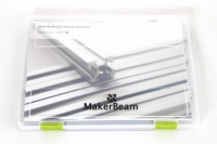 Starter Kit MakerBeam (threaded) Aluminum, Clear Anodised: Beams, Brackets, Nuts and Bolts