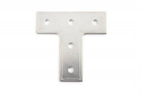 T-bracket, joining plate L-shape, 12pcs., stainless steel