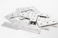 L-bracket, joining plate L-shape, 12pcs., stainless steel