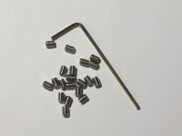Madenschraube M3 x 4, 20 Stk., mit Steckschlüssel, für MakerBeam, MakerBeam XL & OpenBeam