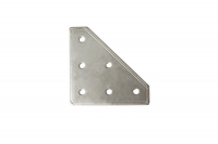 Triangle-bracket, joining plate triangle shape, 12pcs., stainless steel